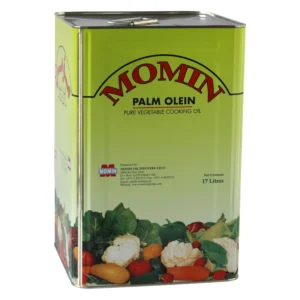 momin 17 liter refined palm olein, tin, model – 1 x 17 ltr tin
