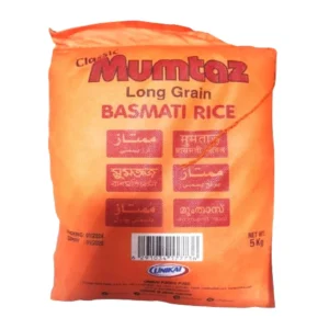 mumtaz classic long grain basmati rice, 5 kg bag – exceptional premium quality